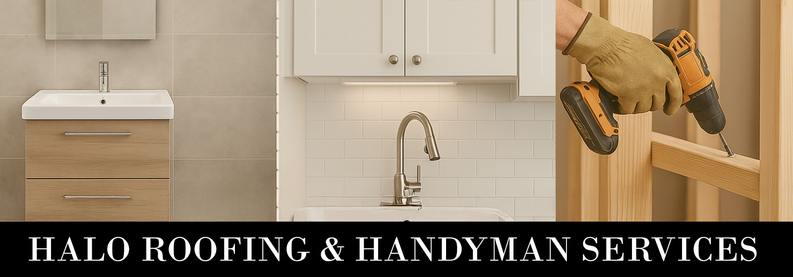 Halo Roofing & Handyman Services handyman banner